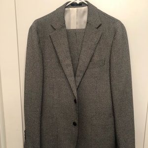 Suitsupply Havana suit w pants, US 40 wool/linen